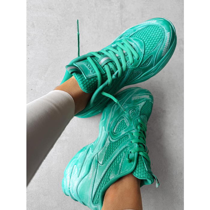BUTY DAMSKIE SNEAKERSY OLAVOGA SHOES RUNNER DIRTY GREEN