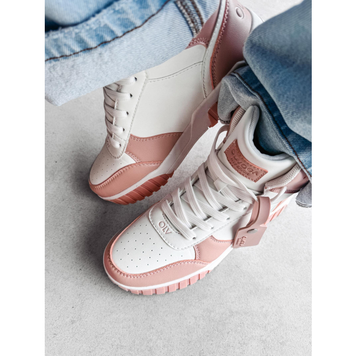 BUTY DAMSKIE TRAPERY OLAVOGA SHOES HYPERION WHITE-PINK