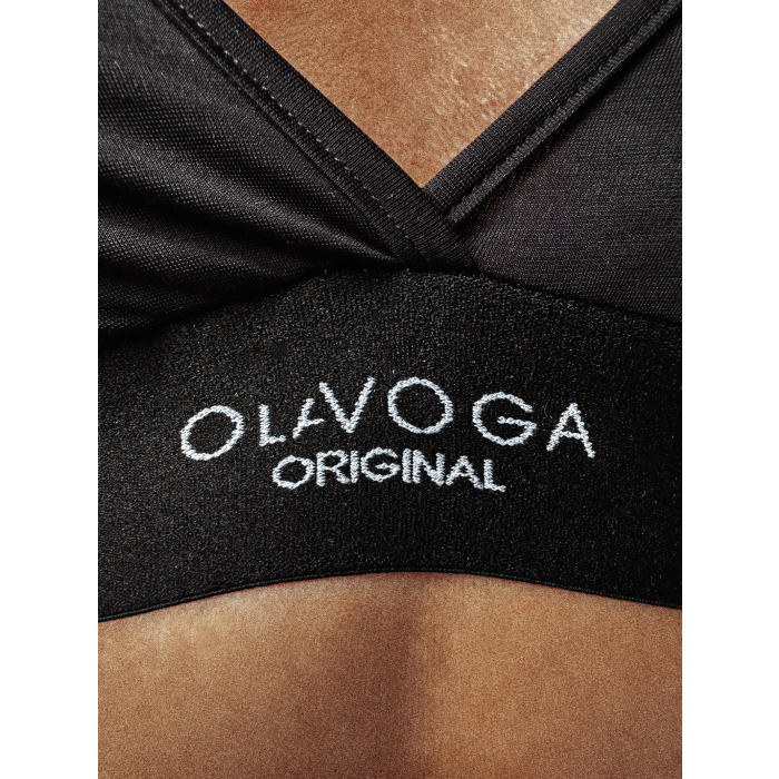 KOMPLET 2 CZĘSCIOWY CROP TOP + SPÓDNICA MAXI Z ROZCIĘCIAMI OLAVOGA BORNEO BLACK