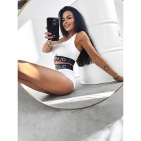 KOMPLET BIELIZNY GUMA OLAVOGA LUXE WHITE