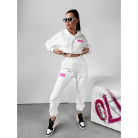 KOMPLET DRES BAWEŁNIANY OLAVOGA EMEA ECRU