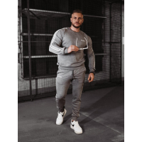 KOMPLET DRES MĘSKI BAWEŁNIANY LAMPAS OLAVOGA STRIPES MAN GRAY MELANŻ