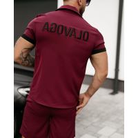 SPODENKI MĘSKIE KRÓTKIE OLAVOGA MEN UNION BORDO