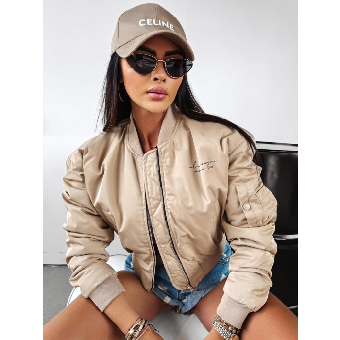 KURTKA BOMBERKA OLAVOGA CARLENE BEIGE