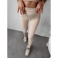 SPODNIE LEGGINSY Z WYCIĘCIEM NA TYLE OLAVOGA SHAPEWEAR BEIGE