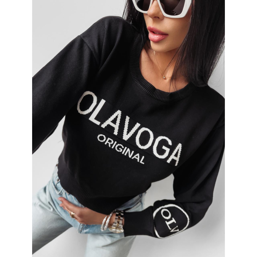 SWETER OLAVOGA KASUMI BLACK
