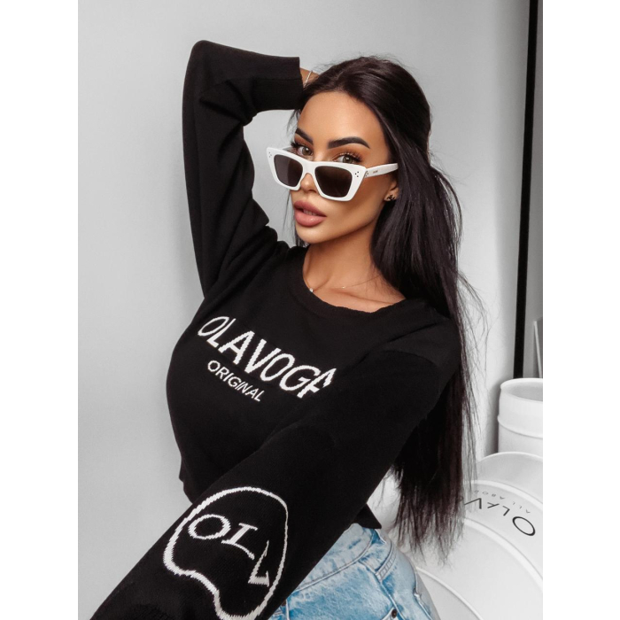 SWETER OLAVOGA KASUMI BLACK