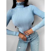 SWETER PRĄŻKOWANY OLAVOGA LAOS BLUE