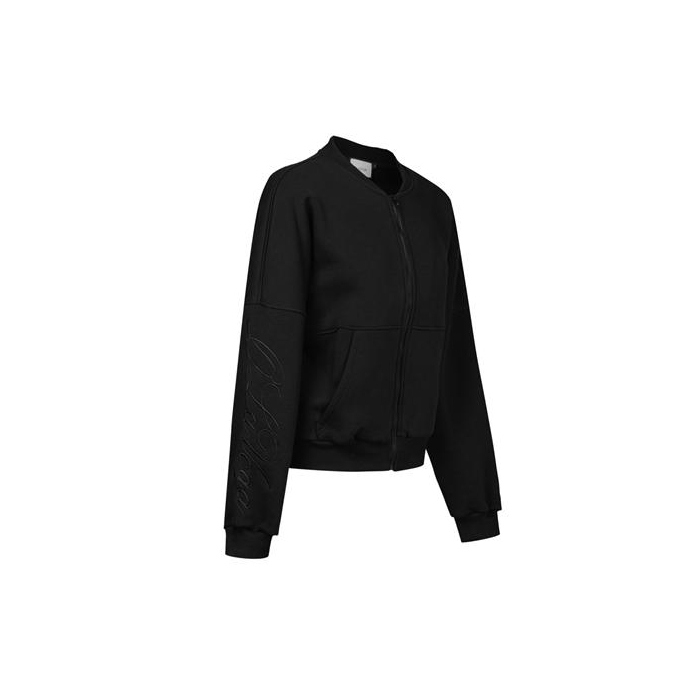BLUZA DRESOWA DAMSKA NA ZAMEK HAFT OLAVOGA ZORVI BLACK