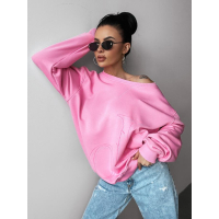 BLUZA DRESOWA DAMSKA OVERSIZE APLOMB PINK