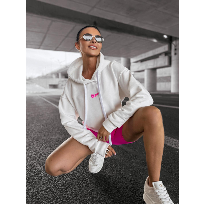 BLUZA DRESOWA DAMSKA OVERSIZE OLAVOGA NORTH ECRU