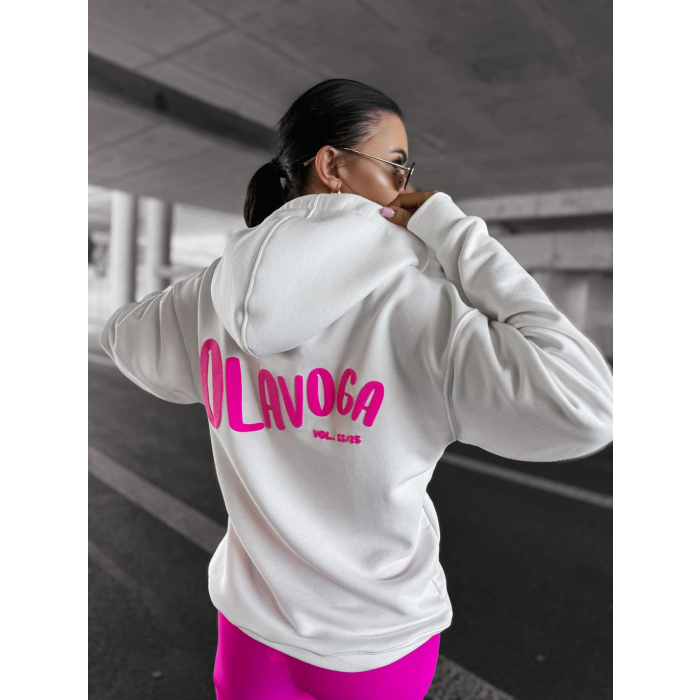 BLUZA DRESOWA DAMSKA OVERSIZE OLAVOGA NORTH ECRU