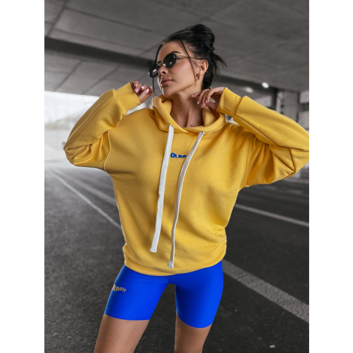 BLUZA DRESOWA DAMSKA OVERSIZE OLAVOGA NORTH YELLOW