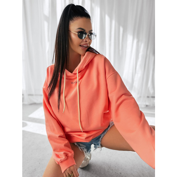 BLUZA DRESOWA DAMSKA OVERSIZE PRINT OLAVOGA COLLAGE ŁOSOŚ