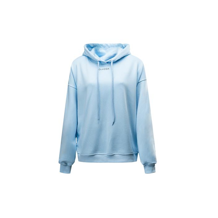 BLUZA DRESOWA DAMSKA OVERSIZE PRINT OLAVOGA COLLAGE BLUE