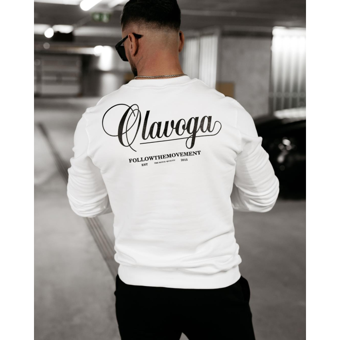 BLUZA MĘSKA BAWEŁNIANA OLAVOGA MEN PORTIVO ECRU