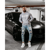 BLUZA MĘSKA BAWEŁNIANA OVERSIZE OLAVOGA MEN COLD