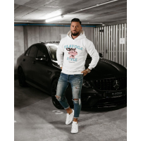BLUZA MĘSKA BAWEŁNIANA OVERSIZE OLAVOGA MEN FORME ECRU