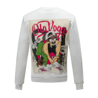 BLUZA MĘSKA BAWEŁNIANA SLIM PRINT MEN LUPUS ECRU