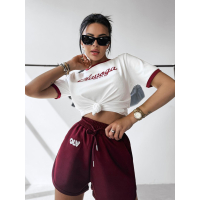 BLUZKA T-SHIRT DAMSKI LAMÓWKA OLAVOGA AVEN ECRU