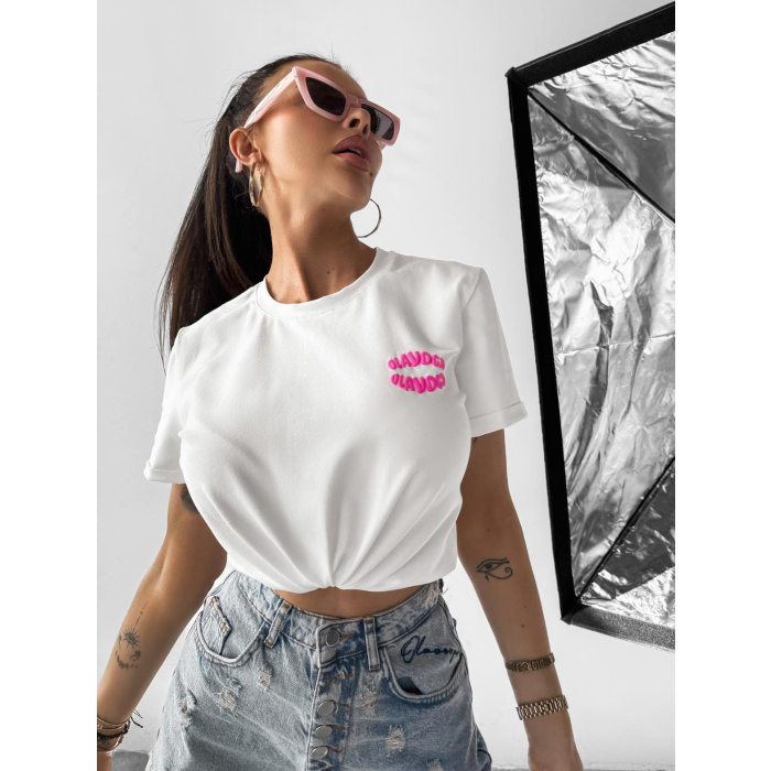 BLUZKA T-SHIRT DAMSKI OVERSIZE OLAVOGA MYSTICAL ECRU