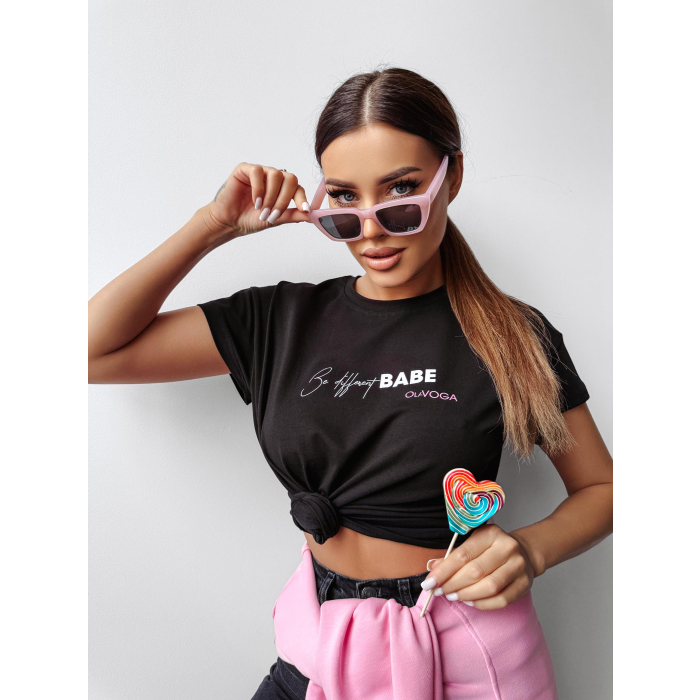 BLUZKA T-SHIRT DAMSKI OVERSIZE OLAVOGA PURNITO BLACK