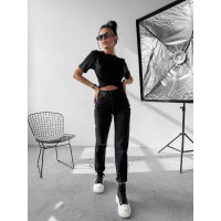 BLUZKA T-SHIRT DAMSKI OVERSIZE OLAVOGA SOFT ROSE BLACK