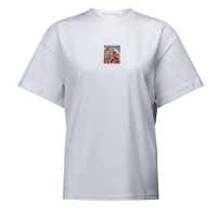 BLUZKA T-SHIRT DAMSKI OVERSIZE PRINT OLAVOGA INVIS WHITE