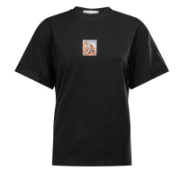 BLUZKA T-SHIRT DAMSKI OVERSIZE PRINT OLAVOGA INVIS BLACK