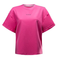 BLUZKA T-SHIRT DAMSKI OVERSIZE PRINT OLAVOGA THEBES AMARANT