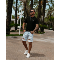 BLUZKA T-SHIRT MĘSKI OLAVOGA MEN BLUE HARMONY BLACK