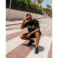 BLUZKA T-SHIRT MĘSKI OLAVOGA MEN CONVEX BLACK