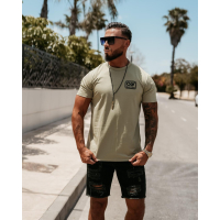 BLUZKA T-SHIRT MĘSKI OLAVOGA MEN ESKAL OLIVE