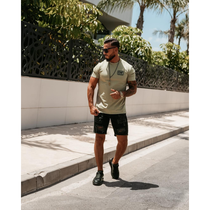 BLUZKA T-SHIRT MĘSKI OLAVOGA MEN ESKAL OLIVE