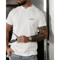 BLUZKA T-SHIRT MĘSKI OLAVOGA MEN HERITAGE ECRU