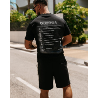 BLUZKA T-SHIRT MĘSKI OLAVOGA MEN SMOKE BLACK