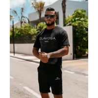 BLUZKA T-SHIRT MĘSKI OLAVOGA MEN SMOKE BLACK