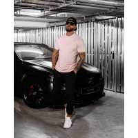 BLUZKA T-SHIRT MĘSKI OVERSIZE 3D OLAVOGA MEN VALOUR PUDER