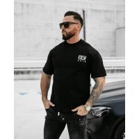 BLUZKA T-SHIRT MĘSKI OVERSIZE OLAVOGA MEN BAKAR BLACK