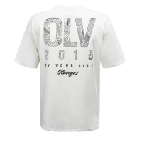 BLUZKA T-SHIRT MĘSKI OVERSIZE OLAVOGA MEN BAKAR ECRU