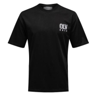 BLUZKA T-SHIRT MĘSKI OVERSIZE OLAVOGA MEN BAKAR BLACK