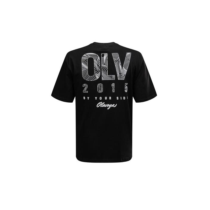 BLUZKA T-SHIRT MĘSKI OVERSIZE OLAVOGA MEN BAKAR BLACK