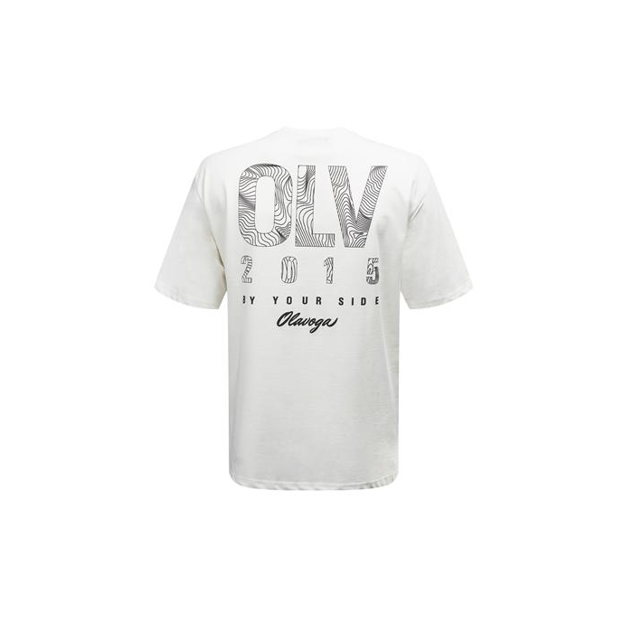 BLUZKA T-SHIRT MĘSKI OVERSIZE OLAVOGA MEN BAKAR ECRU