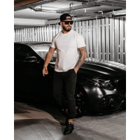 BLUZKA T-SHIRT MĘSKI OVERSIZE OLAVOGA MEN BERGO ECRU