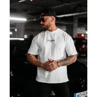 BLUZKA T-SHIRT MĘSKI OVERSIZE OLAVOGA MEN CONELI ECRU
