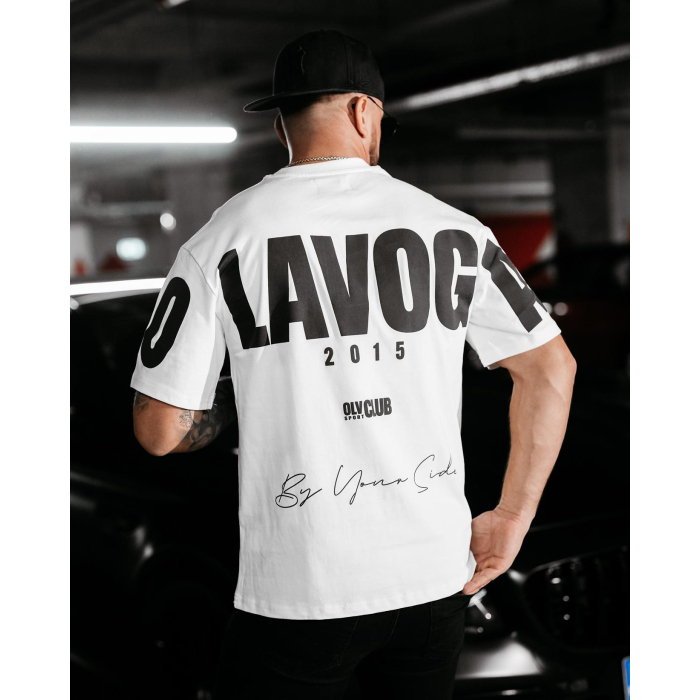BLUZKA T-SHIRT MĘSKI OVERSIZE OLAVOGA MEN CONELI ECRU