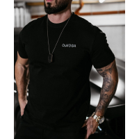 BLUZKA T-SHIRT MĘSKI OVERSIZE OLAVOGA MEN DARK MODE BLACK