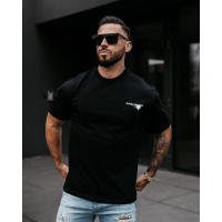 BLUZKA T-SHIRT MĘSKI OVERSIZE OLAVOGA MEN GOOSE BLACK