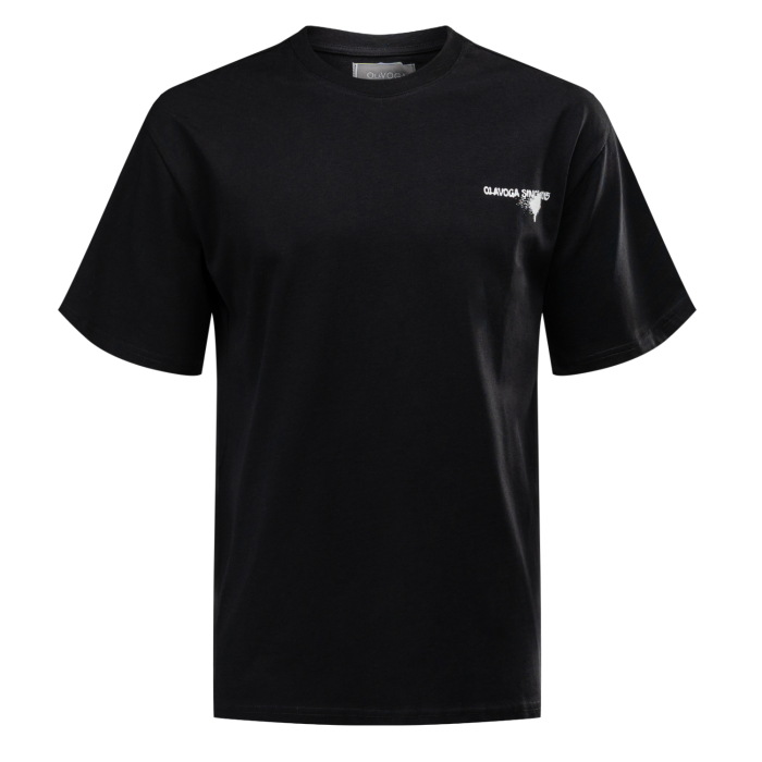 BLUZKA T-SHIRT MĘSKI OVERSIZE OLAVOGA MEN GOOSE BLACK