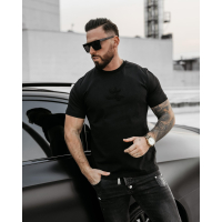 BLUZKA T-SHIRT MĘSKI OVERSIZE OLAVOGA MEN GRAFFITI GROOVE BLACK